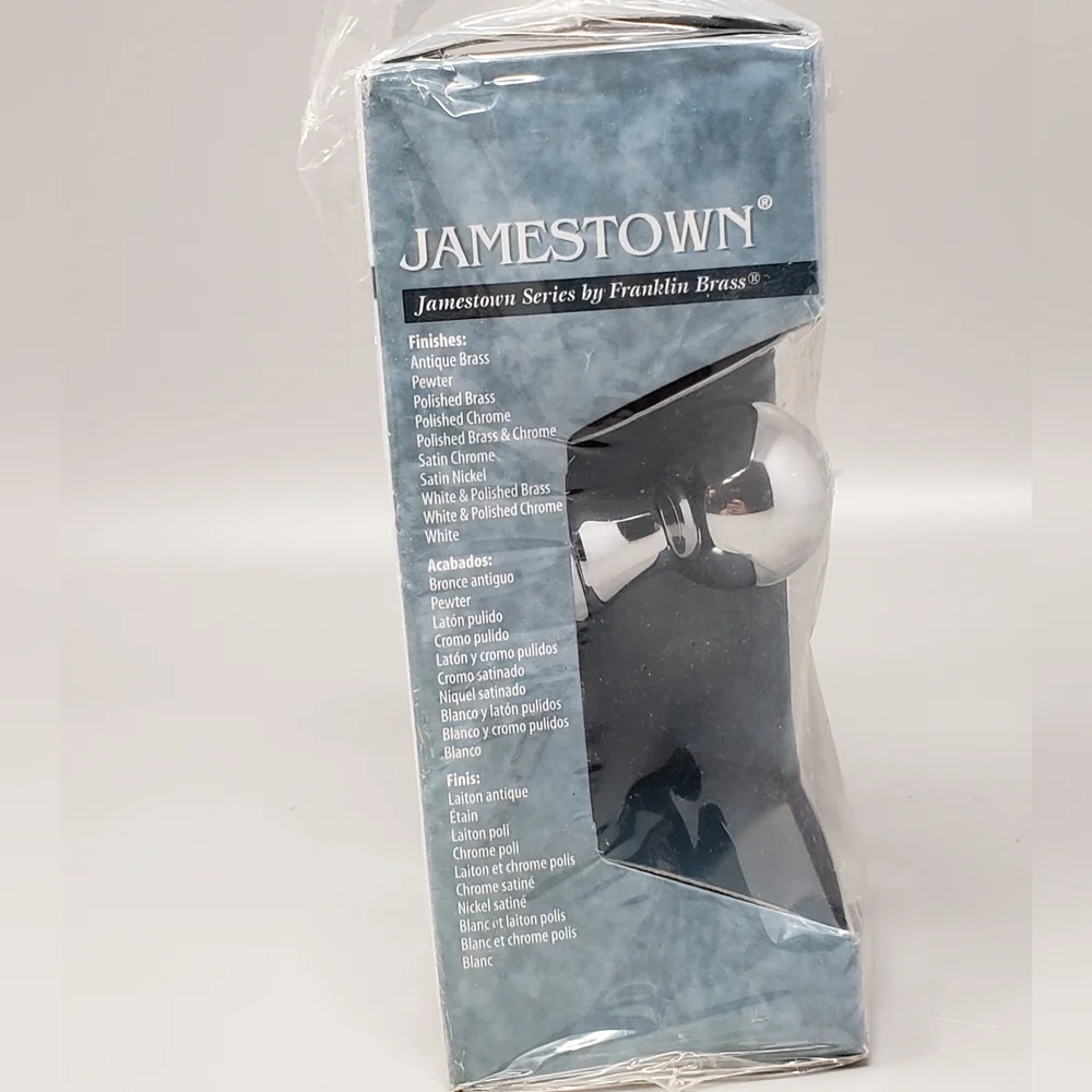 Jamestown Single Robe Hook - Silver